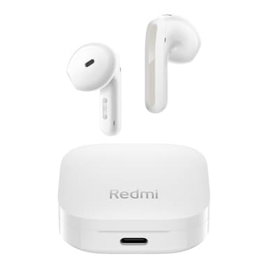 XIAOMI Redmi Buds 6 Active - Auriculares sem fios, cancelamento de ruído, leves, até 36 horas de autonomia, Bluetooth 5.3, Branco (Versão ES)
