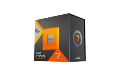 AMD Ryzen 7 7800X3D Processador com tecnologia 3D V-Cache (placa gráfica Radeon integrada, 8 núcleos/16 threads, 120W TDP, Socket AM5, 104MB Cache, Frequência de aumento máx. até 5,0 GHz, sem