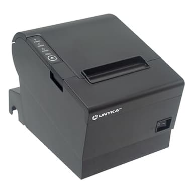 Unykach Impressora térmica de tickets POS5 UK56009 com corte automático, conexões USB, RJ12, RJ11 e LAN, compatível com Windows, JPOS, OPOS, Linux, Android e Mac (iPad não compatível)