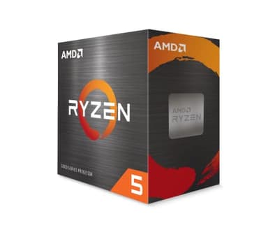 AMD Ryzen 5 5500 Processador (6 núcleos/12 threads, 65W TDP, Socket AM4, 19MB Cache, Velocidade de aumento máx. até 4,2 GHz, com cooler Wraith Stealth)