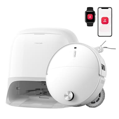 roborock Qrevo Curv 2 Pro Robô Aspirador e Limpa-chão, 25000 Pa, Sem Enredos, Lavagem de Água a 100°C, Autolimpeza, Evita Obstáculos, Secagem Automática, para Pelo de Animais de Estimação