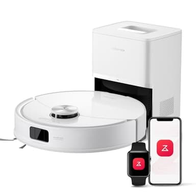 roborock Q10 S5+ Robô aspirador e limpeza do chão 2 em 1 de 10000 Pa, sistema duplo anti-emaranhamento, prevenção de obstáculos, auto-esvaziamento de 7 semanas, navegação PreciSense LiDAR, controle