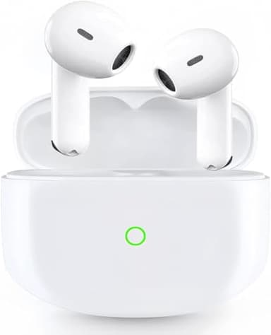 Auriculares sem fios Bluetooth, In Ear auriculares Bluetooth 5.3 com redução de ruído HD ENC Mic, 50H HiFi estéreo capacetes sem fios, desportos auriculares IP7 impermeável para iPhone Android