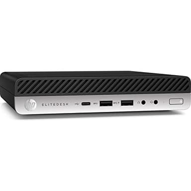 HP Computador de mesa EliteDesk 800 G3 Mini, processador Core i5-6400T, 8 GB de RAM, SSD de 240 GB, Windows 11 Pro (recondicionado)