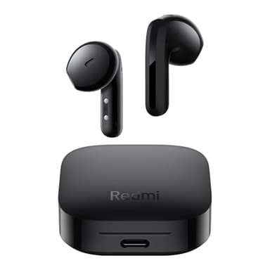 XIAOMI Redmi Buds 6 Active - Auriculares sem fios, cancelamento de ruído, leves, até 36 horas de autonomia, Bluetooth 5.4, Preto (Versão ES)