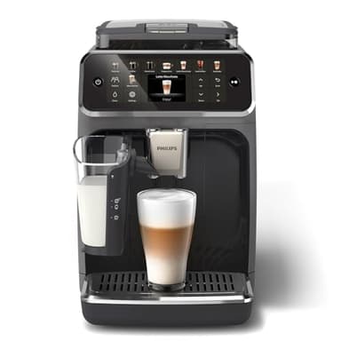 Philips Cafeteira expresso totalmente automática série 5500-20 cafés quentes e com gelo, sistema de leite LatteGo de limpeza rápida, 40% mais silencioso com SilentBrew, QuickStart, cinzento (EP5544/50
