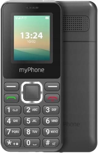 Telefone com teclado myPhone 2240 LTE 4G simples e sem contrato para idosos com ecrã claro e fácil de ler, até 6 dias com apenas um carregamento.
