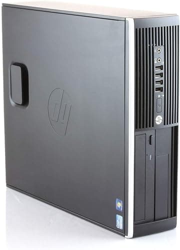 HP Elite 8300 - Computador de mesa (Intel Core i7-3770, 16 GB de RAM, disco SSD 240 GB + 500 GB HDD, leitor DVD, Windows 11 Pro ES 64) - Preto (Recondicionado) (Sem Periféricos)
