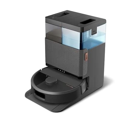 iRobot Roomba Plus 505 Combo com Base AutoWash multifuncional e autolimpante, Mop DualClean com PerfectEdge, PrecisionVision IA, Clearview Pro LiDAR, Secagem de Ar Quente dos Mops, 75 dias de