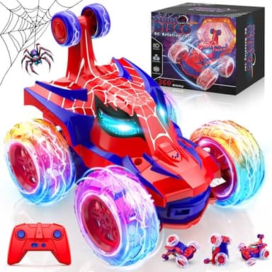 Coche Teledirigido Spider, 2.4Ghz Radiocontrol Monster Truck con Luces
