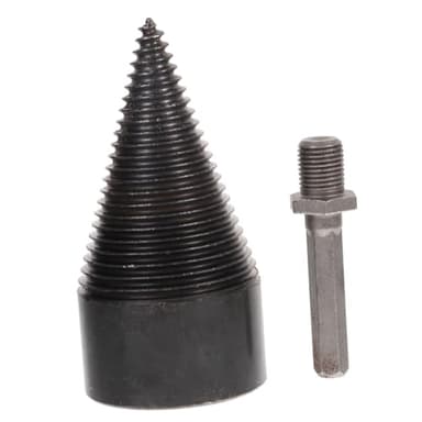 GALPADA Broca divisória de lenha aço resistente com design de rosca profunda para broca elétrica para partir madeira nogueira e carvalho casa e