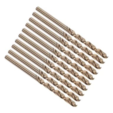 DOITOOL 10 Piezas broca m35 brocas cobalto de barrena carburo madera taladradora furadeira para acero inoxidable de perforación acero de alta velocidad m35