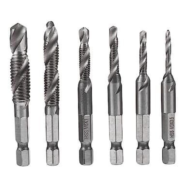 DOITOOL Ferramenta de rosca de alta velocidade conjunto de brocas e machos furadeira para roscar